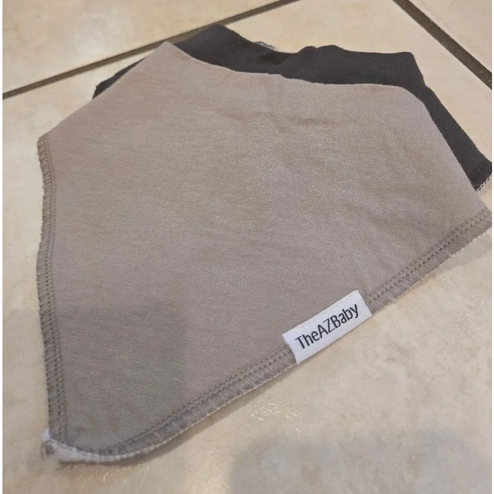 4 Set Of Baby Bandana Bibs Organic Cotton